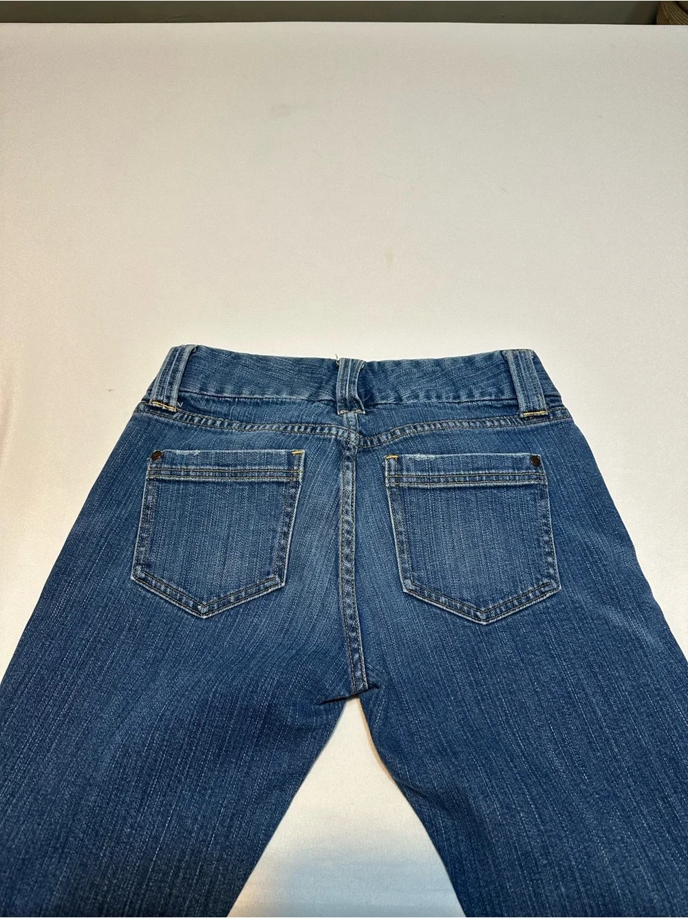 VTG GAP Women's curvy ultra low rise Blue Straight-Leg Jeans